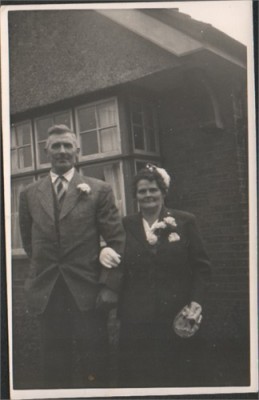 Jesse Wickens (no dates) and Caroline Flint, 1897-1988 Charlwood..jpg