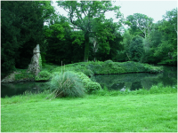 Moat and ruins of Bronsil Castle – not easily found – you have to know where to look (or have a Dad with you who knows where it is!!).png